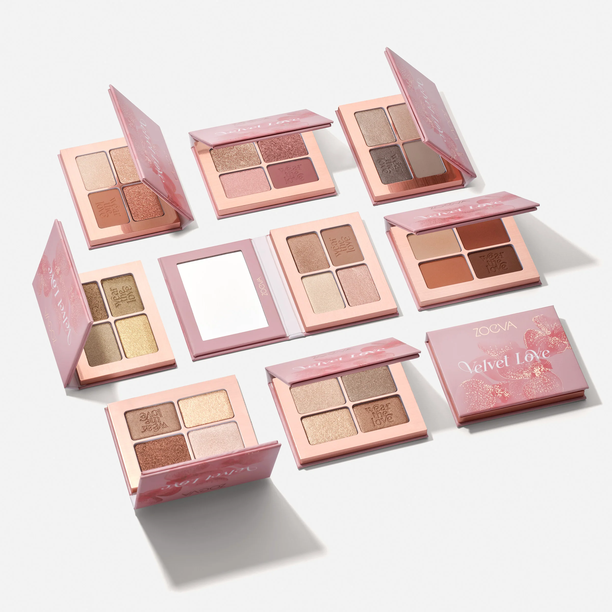 Velvet Love Eyeshadow Quad Palette (Emerald Green Eyes) - Image 5